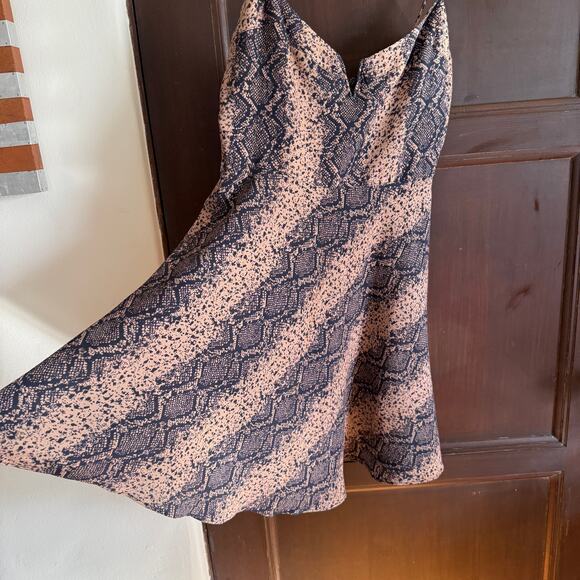 BLUE LIFE | Sexpot Mini Dress in Brown and Black Snake Print | Small - Picture 3 of 6